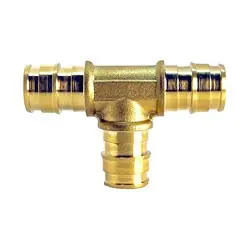 Markdown Midland Metal 35052CE Cold Expansion Reducing Union Tee, 1-in Cold-Expansion PEX x 1-in Cold-Expansion PEX x 1/2-in Cold-Expansion PEX, Lead-Free Brass