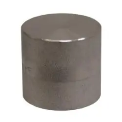Markdown Midland Metal 103477 Cap, 1-1/2 in Threaded, Stainless Steel, 3000 lb