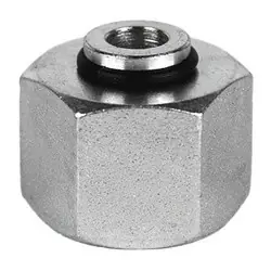 Bargain Midland Metal D0304-C-S16 DIN Tube Cap, S16 Female Metric Swivel, Steel