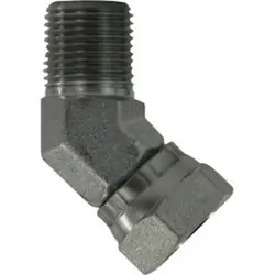 Seasonal Sale Midland Metal 15033232 45-deg Elbow Swivel Adapter, 2-in Male NPTF x 2-in Female NPSM Swivel, Steel