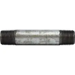 Reduced Price Midland Metal 58061 Pipe Nipple, 1/2 in MPT x 1/2 in MPT, 1-1/2 in L, Steel, Galvanized, SCH 80 Schedule