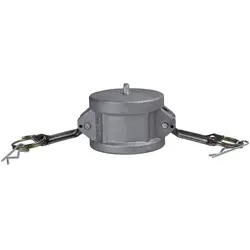 Hot Deal Midland Metal E-CDC-200-A1 Economy Series Type DC Dust Cap, 2-in, Aluminum