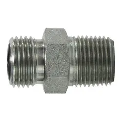 Midland Metal FSO24042016 Adapter, 1-1/4-in Male O-Ring Face Seal x 1-in Male NPTF, Steel Today Only