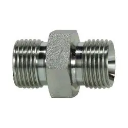 Midland Metal 9022-16-08 Hex Nipple, 1-in Male BSPP x 1/2-in Male BSPP, Steel Factory Price