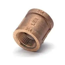 Best Choice Midland Metal 44442LFUSA Reducing Coupling, 1-in Female NPT x 3/4-in Female NPT, Lead-Free Bronze
