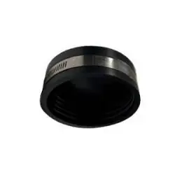 Midland Metal 195502 Flexible End Cap with Stainless Steel Band, 1-1/2 in, Rubber, SCH 40 Schedule Factory Price