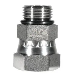Grab Now STAINLESS ADAPTERS SS6900-20-20 O-Ring Swivel Adapter, 1-1/4-in Male O-Ring Boss x 1-1/4-in Female NPSM Swivel, Stainless Steel
