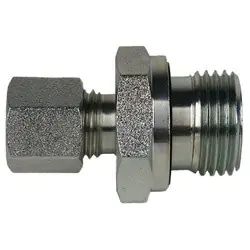 Midland Metal D7400-S08-12-ED Male BSPP DIN Adapter, S08 Metric Bite Type x 3/4-in Male BSPP, Steel Special Discount