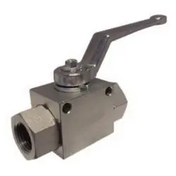 Midland Metal GE216SAEV High-Pressure 2-Way Ball Valve, 1-in Nominal, UNF, Carbon Steel Body, Viton Price Cut