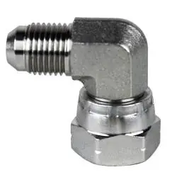 Midland Metal 7204-12-12 Swivel Elbow, 3/4-in Male JIC x 3/4-in Female BSPP, Steel Deal
