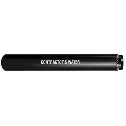 Weekend Sale Buchanan Rubber CWB-050-200-50 Contractor‘s Water Discharge Hose, 50 ft L, 200 psi, Rubber Tube, Black