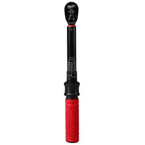 Trending Milwaukee 48-22-9200 1/4" Drive Click Torque Wrench (40-200 in·lbf)