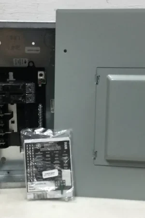 Fresh Stock GE TM1212CCUBK1 125 Amp 22 Space 1PH 3 Wire 120/240V Main Breaker Load Center