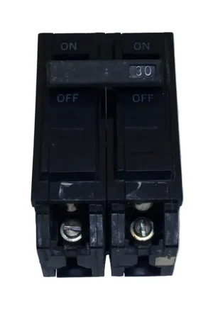 Affordable General Electric TQL/THQL2130 30 Amp 2 Pole 120/240V Circuit Breaker - Black Face