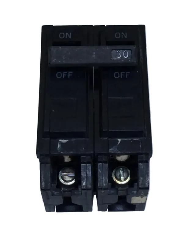 Affordable General Electric TQL/THQL2130 30 Amp 2 Pole 120/240V Circuit Breaker - Black Face