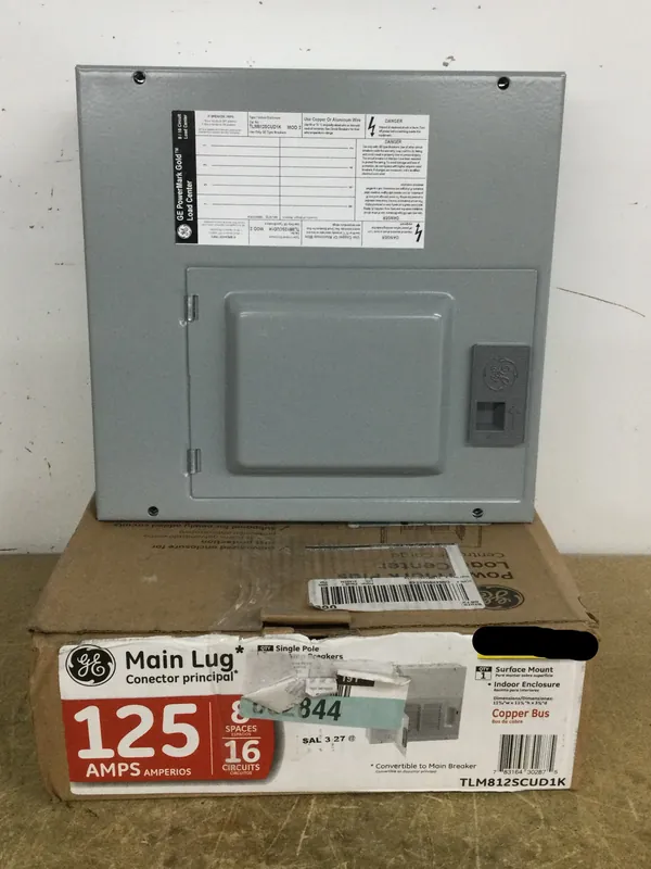 GE TLM812SCUD1K 125A 8-Space 16 Circuit Indoor Main Lug Load Center w/o Breakers Holiday Sale