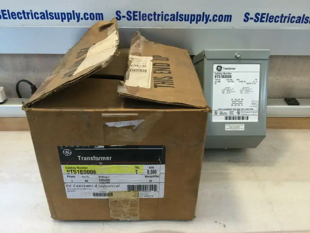 Affordable Ge 9t51b0008 Transformer Qb Type 3r 0.5kva 240x480v 120/240v