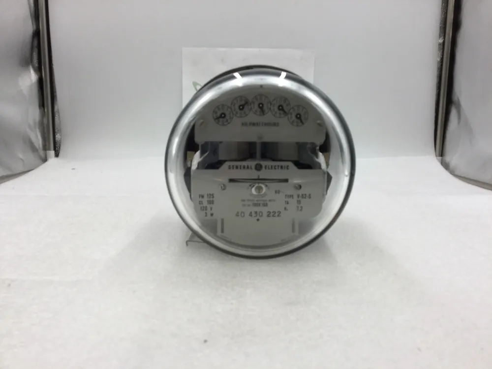 GE General Electric 700X1G8 Polyphase Two Stator Watthour Meter 60 Amp 120/240 VAC Limited Offer