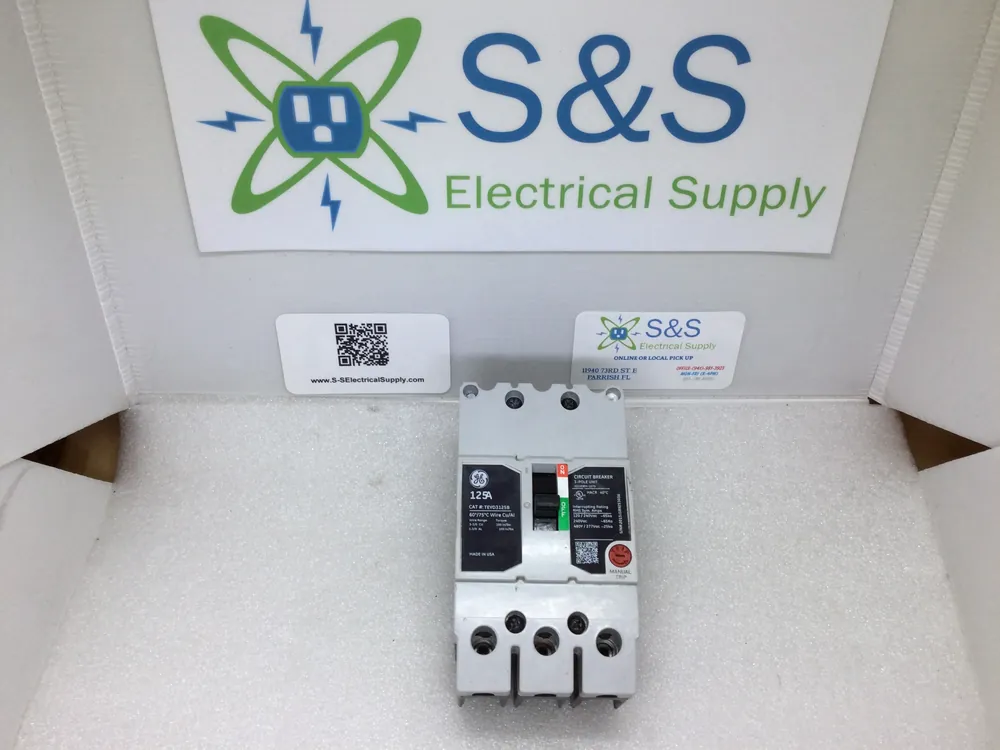 General Electric (Ge) Teyd3125b 3 Pole 125a Breaker Seasonal Sale
