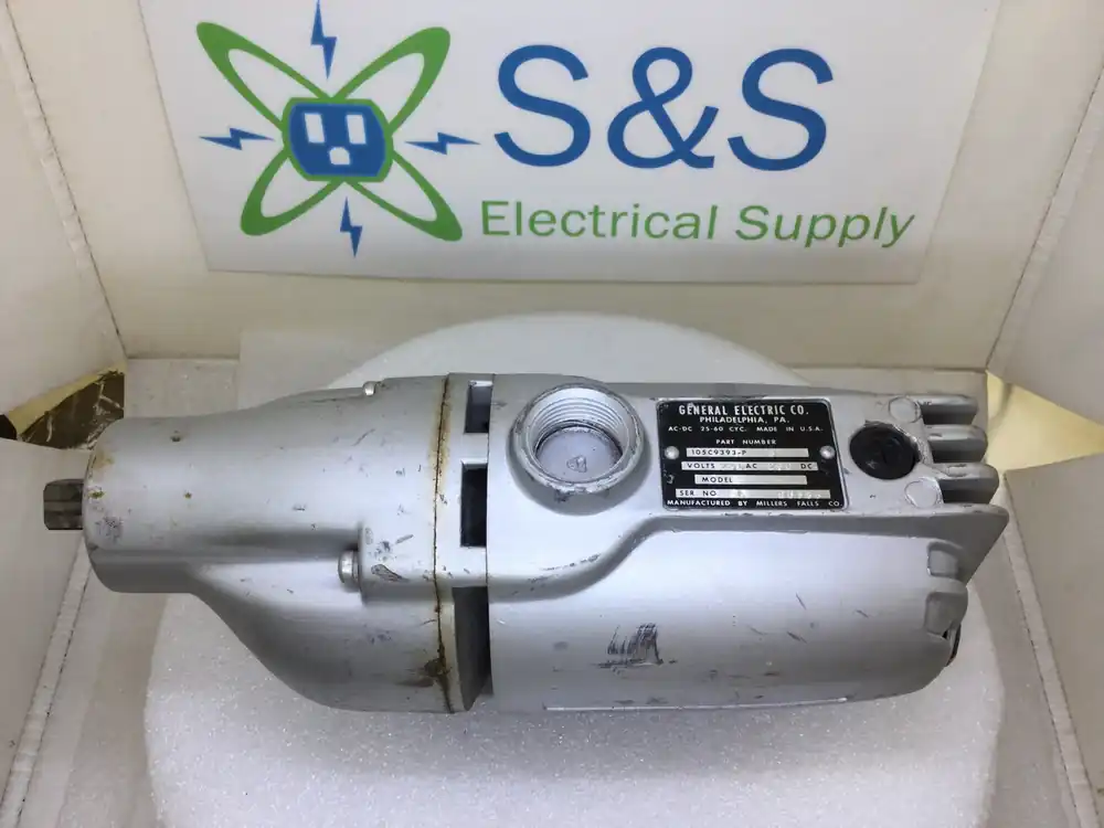 General Electric 105C9393-P 230V AC/250V DC 25-60Hz Charging Motor Budget