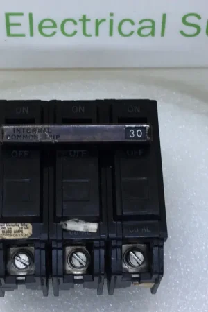 Discount GE/General Electric THQB32030 30 Amp 3 Pole 240V Circuit Breaker - Flawed
