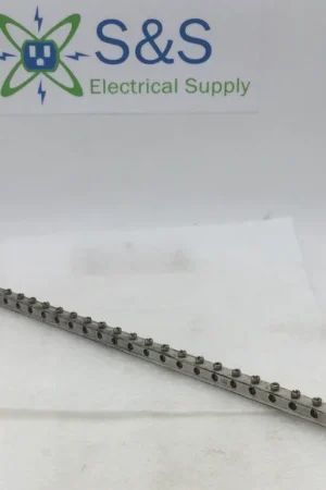 Premium GE TLM4222 30 Position 4-14 AWG Grounding Bar w/Lug 23 7/8" x 1 5/8"