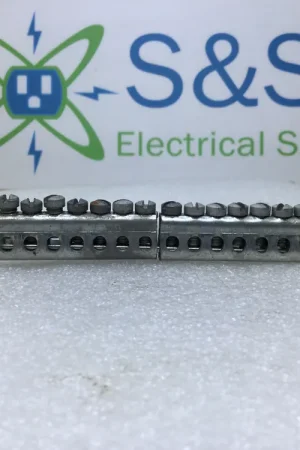 Exclusive Offer General Electric TM1615 14 Position 4-14 AWG Grounding/Neutral Bar 4 1/2" x 3/4"