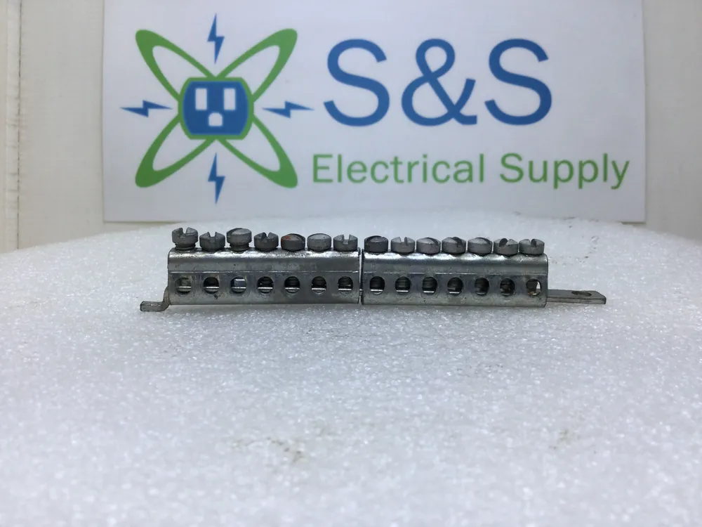 Exclusive Offer General Electric TM1615 14 Position 4-14 AWG Grounding/Neutral Bar 4 1/2" x 3/4"