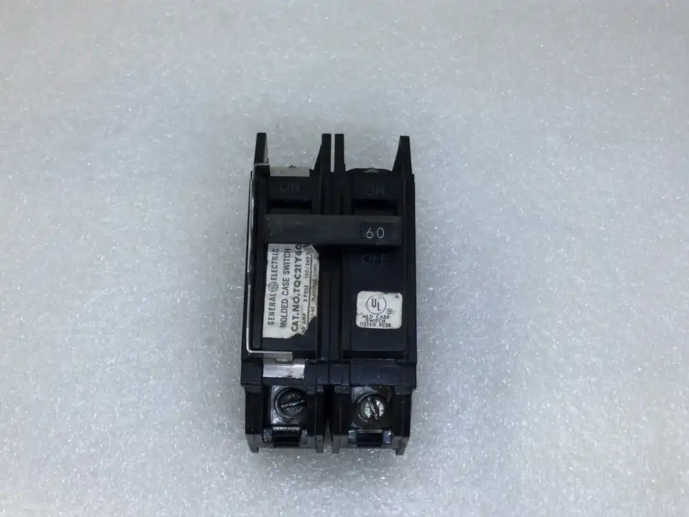 GE General Electric TQC21Y60 60 Amp 2 Pole 120/240V Circuit Breaker Grab Now