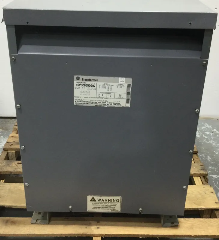 GE Transformer 9T23C9550G07 25 kVA, 60 Hz, 1 PH, 5.8% IMP, 50C Ambient, 140C Rise, 220C System Enclosure Type 2 Fresh Stock