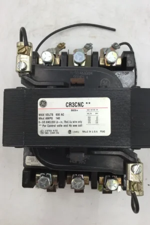 Authentic GE CR3CNC Contactor 140 Amp 600 AC 460-480V 60HZ 440V 50 HZ 55-501433G004 Series A