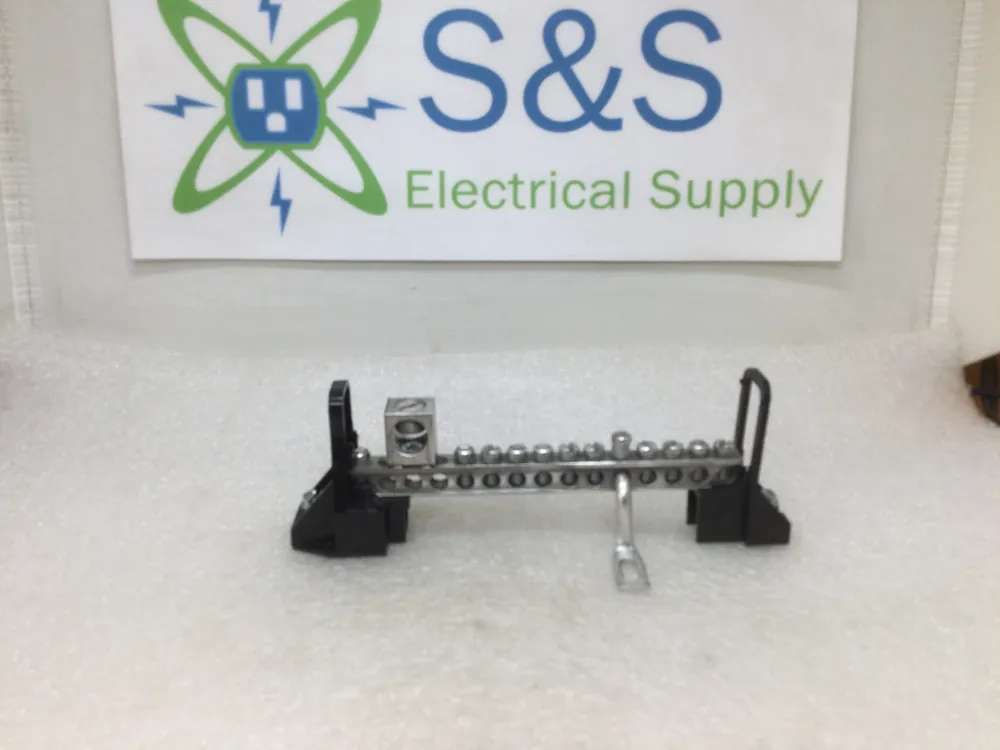 Certified GE 13 Position Ground Bar Kit with 2/0-6 Added Lug