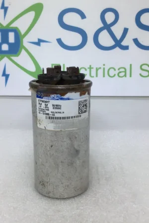 GE Genteq 97F9834HT; 35/5 uF +6/- 6% MFD, 370 Volt Capacitor Flash Sale