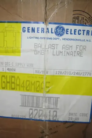 Ge Ballast Asm For Ghb Luminaire Ghb40m0a5 - New Weekend Sale