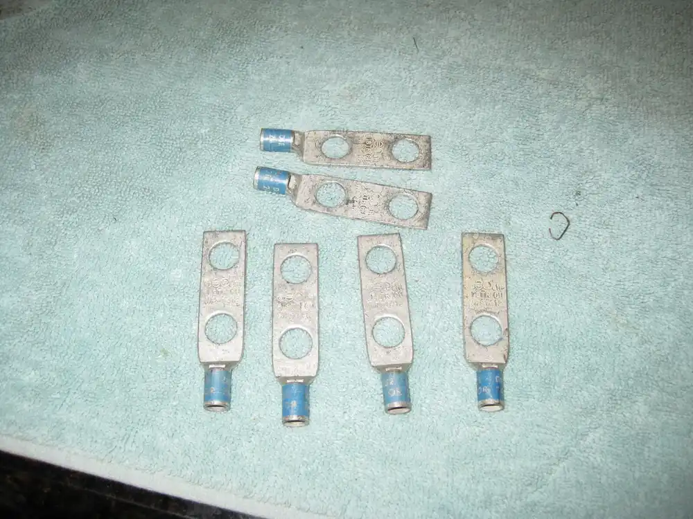 New Release (6) Wp91412-L111 6 Awg Lug 2holesht Barrel 3/8"Bolt 1"Space Blue W/Peep