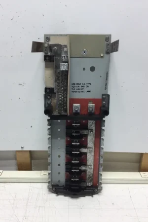 Crafted GE General Electric TLM1620RH 200 Amp 8 Space/16 Circuit 120/240 VAC Load Center Guts Only 6" X 16.5"