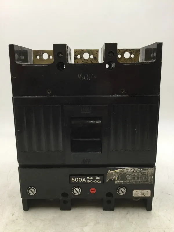Best Price General Electric TJK636F000 600 Amp 3 Pole 600V Circuit Breaker w/ 600 Amp Trip