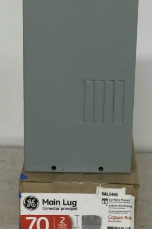 Final Sale GE General Electric TL270SCUP 70 Amp Main Lug 2 Spaces 4 Circuits Indoor Enclosure