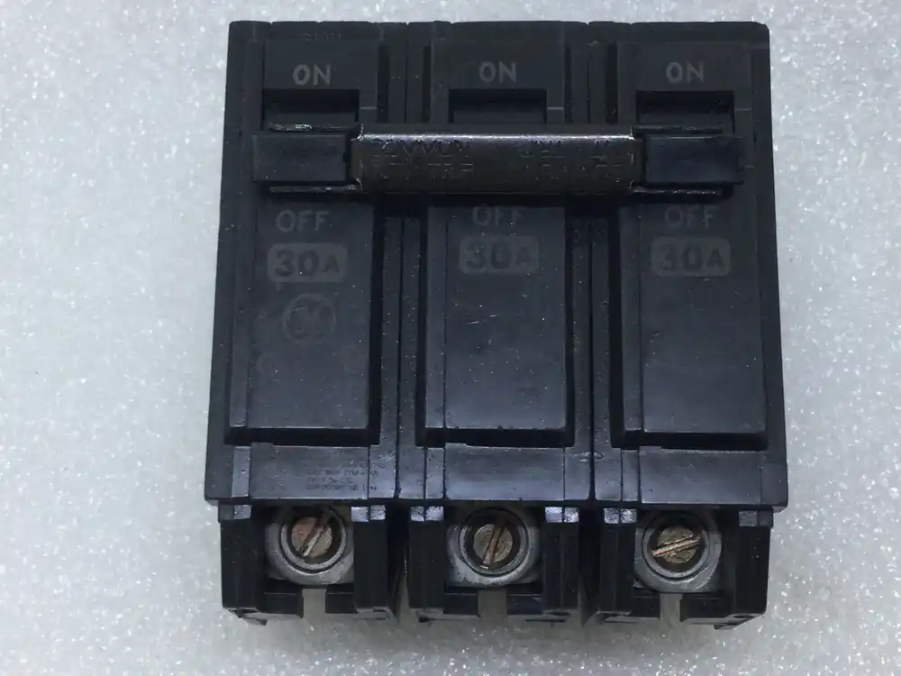 Mega Sale GE General Electric TXQB32030 30 Amp 240V 3 Pole 65kA Bolt on Circuit Breaker