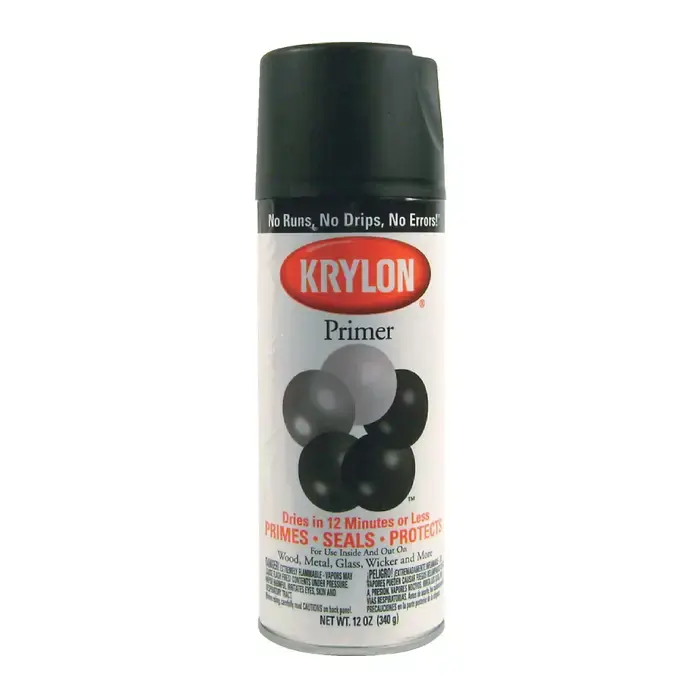 KRYLON KS1316 12 oz. Size Interior/Exterior Industrial Maintenance Paint And Primer - Charcoal Black Color Super Sale
