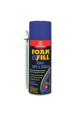 Limited Offer RED DEVIL RD-0913 Champagne Color, Expanding Polyurethane Sealant Chemical Type, 12 oz. Container Size Silicone Sealant