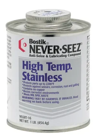 Trusted Brand BOSTIK NSSBT-16 High Temperature Stainless Anti-Seize Type, 1 lb. Container Size Anti Seize Lubrication