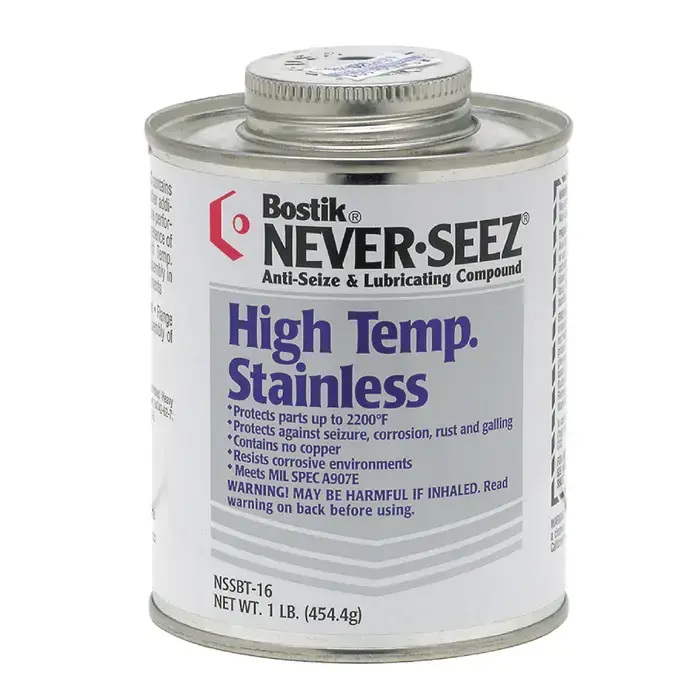 Trusted Brand BOSTIK NSSBT-16 High Temperature Stainless Anti-Seize Type, 1 lb. Container Size Anti Seize Lubrication