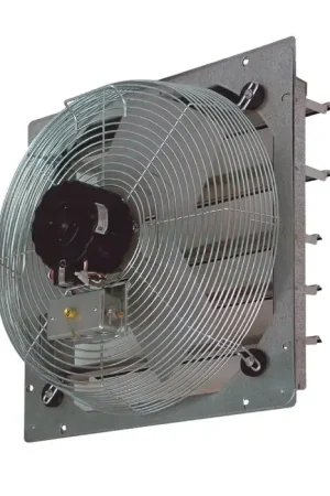 TPI CE 10-DS 10" Blade Size, Shutter Mount Air Circulator, 460/540/680 CFM, 1/12 Horsepower Sale