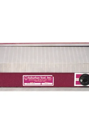 Luxury SUBURBAN MCB-824 8" x 24-1/2" x 2-3/4" Rectangular Permanent Magnetic Chuck