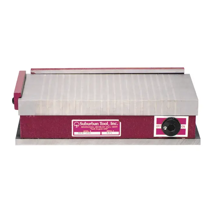 SUBURBAN MCB-510FP 5" x 10-1/2" x 2-5/8" Rectangular Permanent Magnetic Chuck Fan Favorite