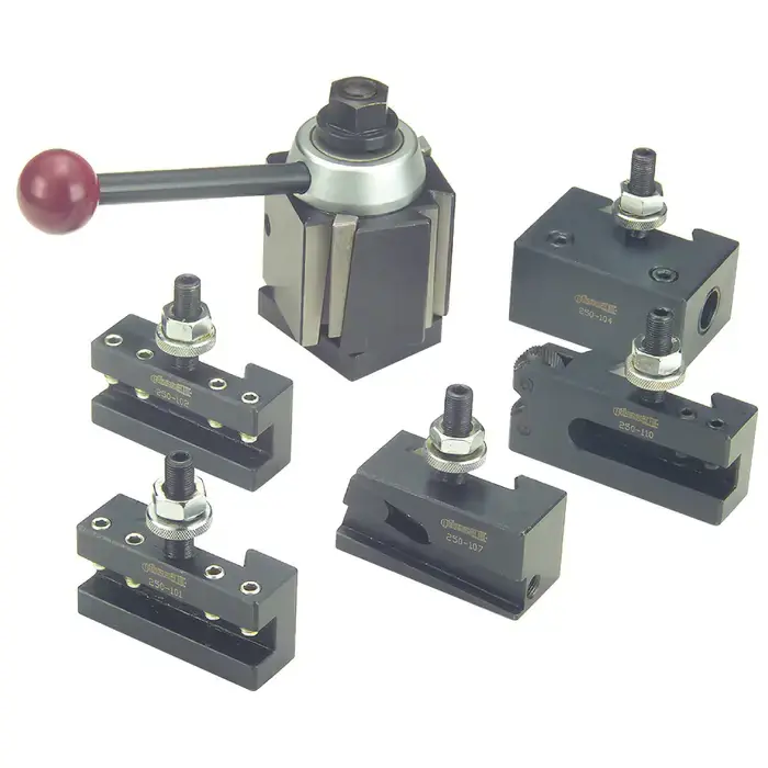 Seasonal Sale PHASE II 251-555 500 Wedge Type Quick Change Tool Post Set
