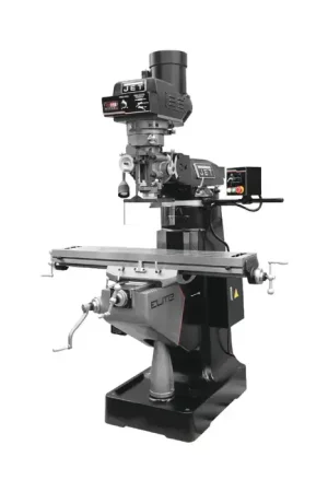 JET ELITE 894407 3 HP Knee Type Vertical Milling Machine Crafted