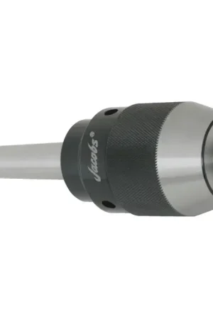 JACOBS JK 130-MT3 1/32" to 1/2" Capacity, 3MT Shank Integral Shank Keyless Drill Chuck Premium