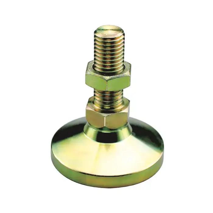 TTC BSW-1 3/8"-16 Thread Size, 2" Thread Length, 1-1/4" Base Dia., 3,750 lbs. Load Capacity, Steel Stud Leveling Mount Super Sale